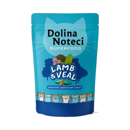 Dolina Noteci Cat Superfood – Lambakjöt & Kálfakjöt 85 g
