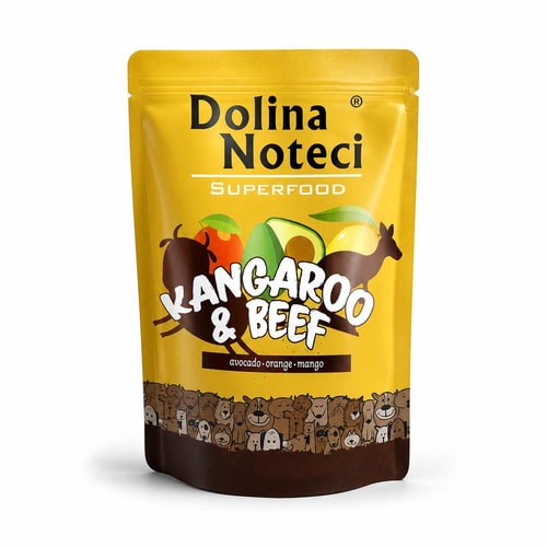 Dolina Noteci Dog Superfood – kengúra og nautakjöt, 300 g