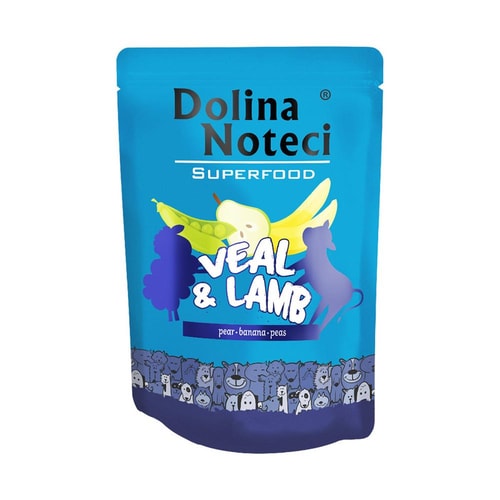 Dolina Noteci Dog Superfood – kálfakjöt og lamb, 300 g