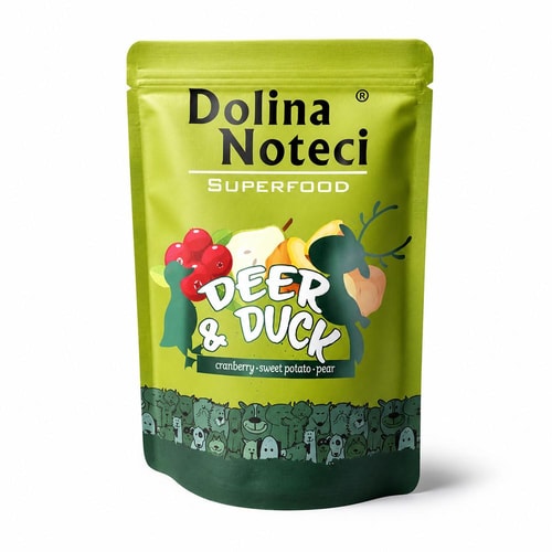 Dolina Noteci Dog Superfood – dádýr og önd, 300 g