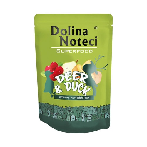 Dolina Noteci Dog Superfood – dádýr og önd, 300 g