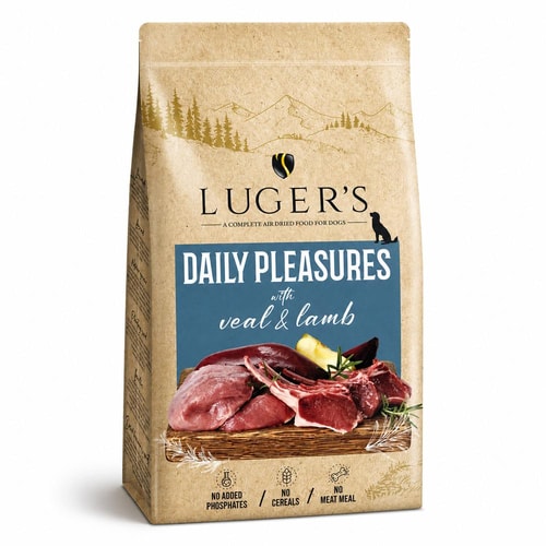 Luger’s Dog Daily Pleasures Air Dried – Kálfakjöt 80g