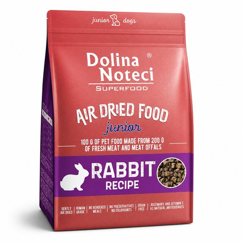 Dolina Noteci Hvolpafóður Superfood – Kanína 1Kg