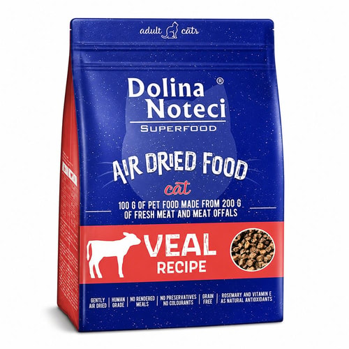 Dolina Noteci Kattafóður Superfood – Kálfakjöt 1Kg