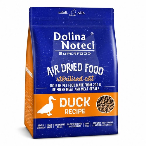 Dolina Noteci Kattafóður Superfood Sterilized – Önd 1Kg