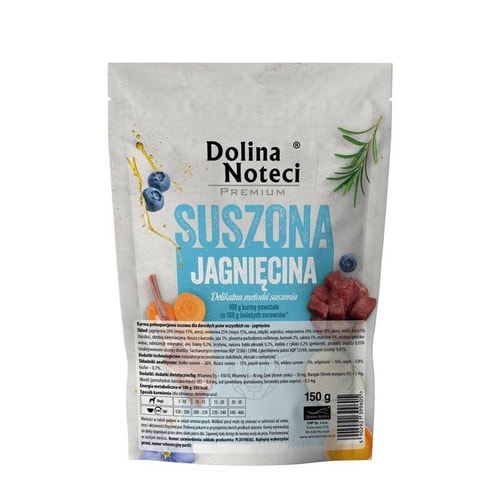 Dolina Noteci Premium Air Dried For Dog – Lamb 150g