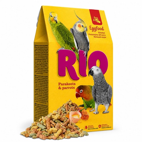 RIO eggjafóður fyrir gára og páfagauka – 250 g