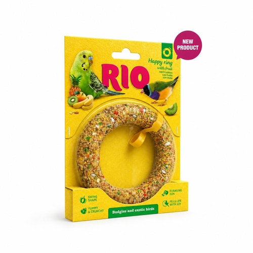 RIO Happy ring for budgies and exotic birds 80g