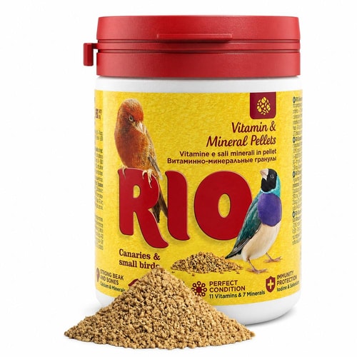 RIO vítamín- og steinefnakögglar fyrir fugla – 120 g