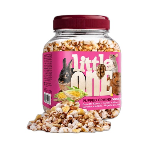 Little One Puffed grains. Snack for all small mammals, 70 g