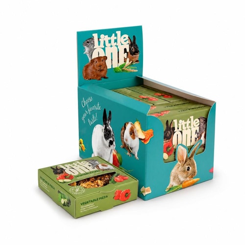 Little One grænmetispizza, nammi fyrir smádýr – 55 g