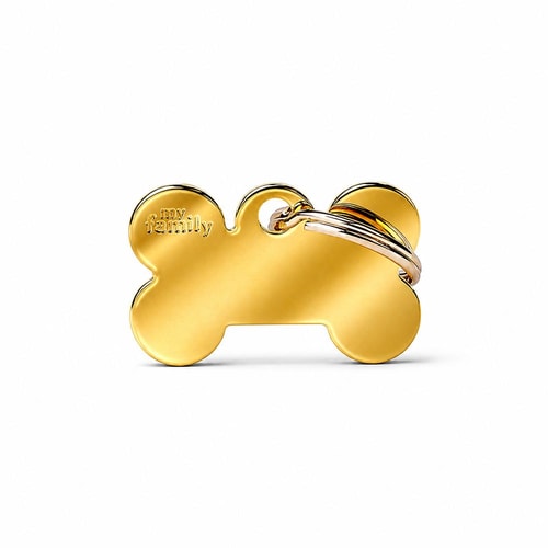 Small Bone Golden Brass