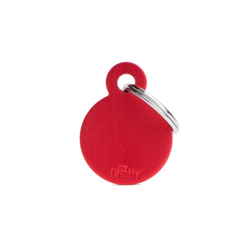 Small Round Aluminum Red
