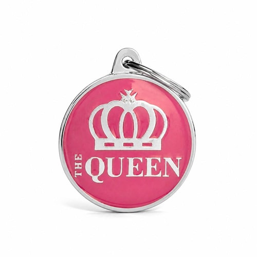 Tags Charms Circle Queen L Pink
