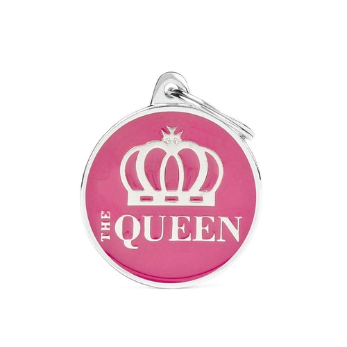 Tags Charms Circle Queen L Pink