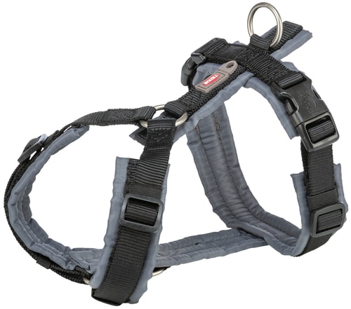 Trixie Premium trekking-beisli – M–L 25 mm svart/grafít