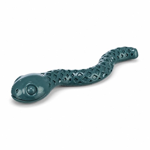 JollyPaw Snack Snake nammileikfang – petrol, 27 cm