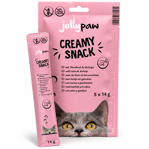 Trixie Creamy Snack með rækju – 5×14 g