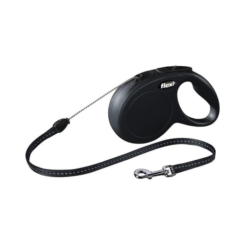 Flexi New Classic S 8 m Svart