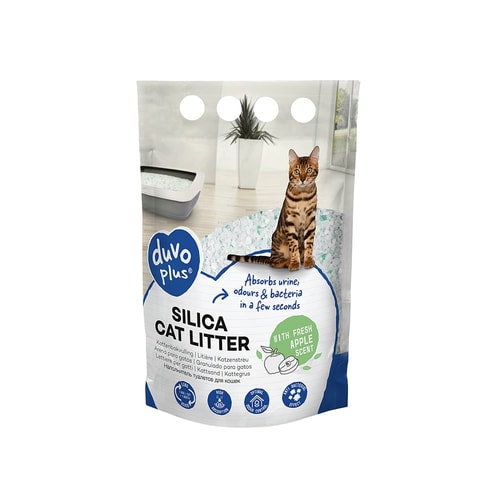 Silica kattasandur með eplailmi – 5 L