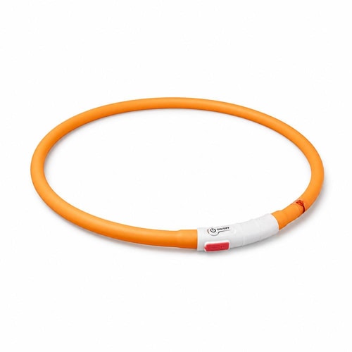 Ljósahringur USB, XS-XL 70 cm orange