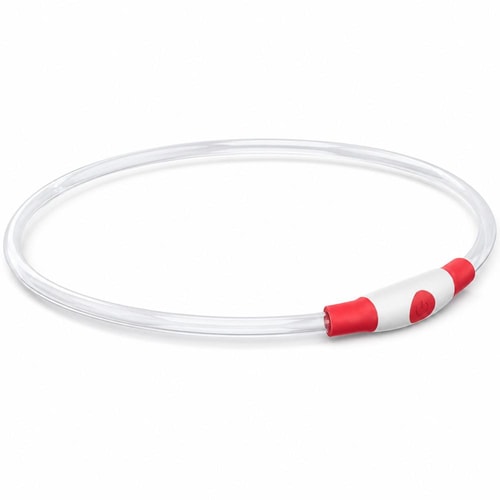 Ljósahringur USB L-XL: 65 cm rauður