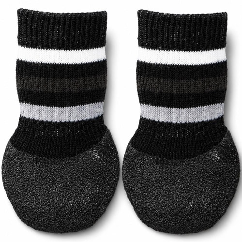 Dog socks non-slip rubber coat.L-XL 2 pc 3
