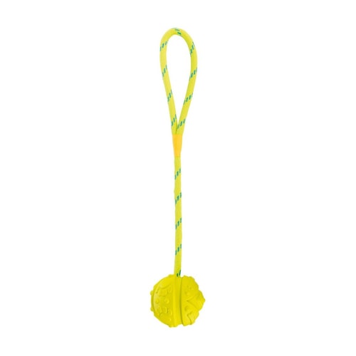 Trixie Aqua Toy bolti á reipi úr fljótandi gúmmíi – 7/35 cm