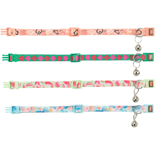 Cat collar flower power 19-31cm vari