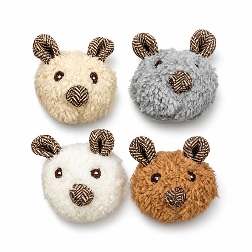 Bear plush 8 cm various