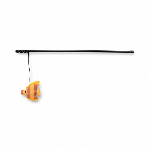 Trixie leikstöng, fiskur úr plasti og mjúkefni – 46 cm