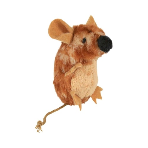 Leikfangamús Pluss m.hljóði 8cm.