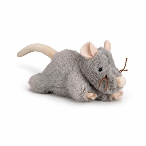 Mouse m.hljóði plush catnip 15 cm