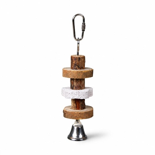 Trixie hangandi fuglaleikfang með hraunsteini – 16 cm