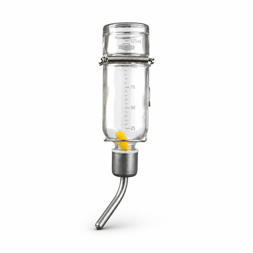 Drykkjarflaska gler 125ml
