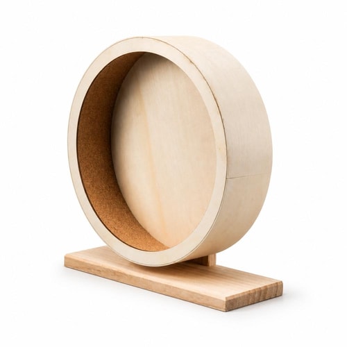 Nagdýrahjól viðar 33cm