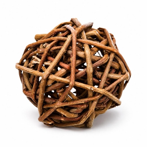 Wicker ball 13cm