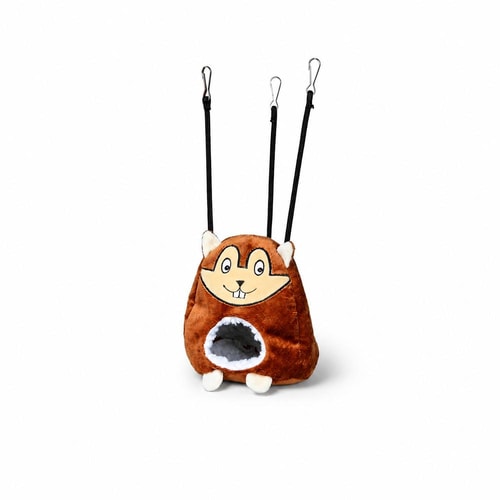Nagdýratjald cuddly brúnt