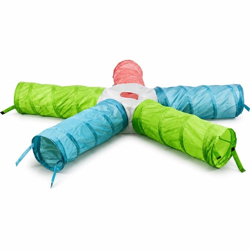 Trixie leikgöng með 6 opum, framlengjanleg – ø 18 cm/47 cm