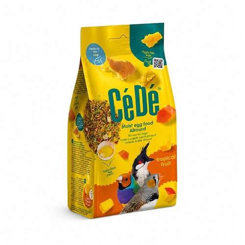 CéDé egg food moist Allround tropical fruit 200g