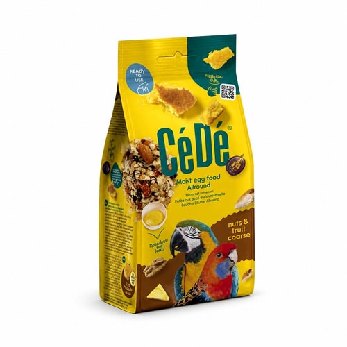 CéDé rakt eggjafóður Allround – hnetur og ávextir, gróft, 200 g