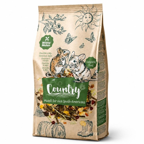 Witte Molen Country fóður fyrir chinchilla og degú – 0,85 kg