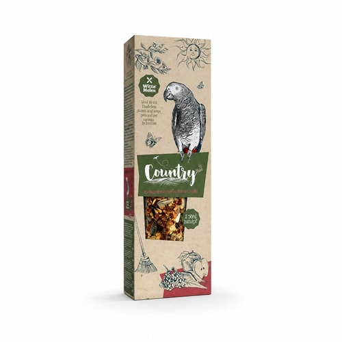 Country seed sticks parrot apple & elderberry 2stk/140g