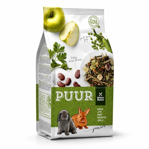 Witte Molen Puur kanínufóður Junior – 2 kg