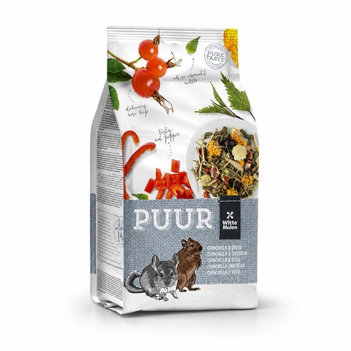 Witte Molen Puur fóður fyrir chinchilla og degú – 2 kg