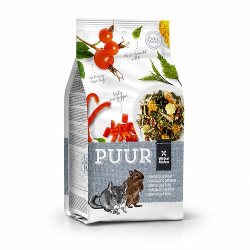 Witte Molen Puur fóður fyrir chinchilla og degú – 2 kg