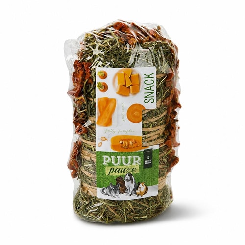 PUUR PAUZE HAY ROLL CARROT & PUMPKIN 200gr