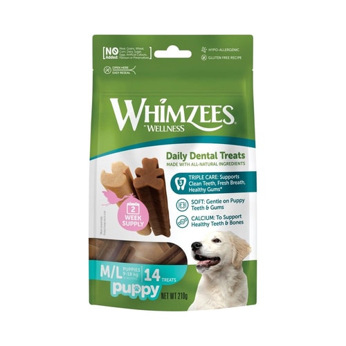 Whimzees Puppy XS/S, 28 stk 210g