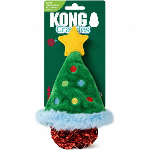 KONG Holiday Crackles Christmas Tree