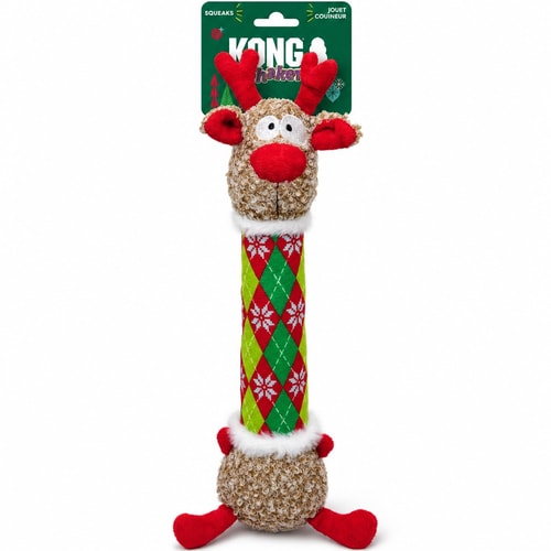 KONG Holiday Shakers Luvs Reindeer Md